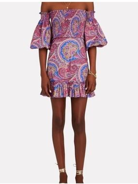 Alexis alona smocked dress M